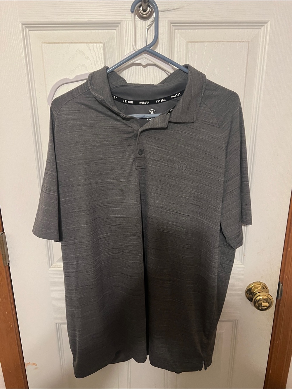 Hurley Men’s Charcoal Heather Performance Polo